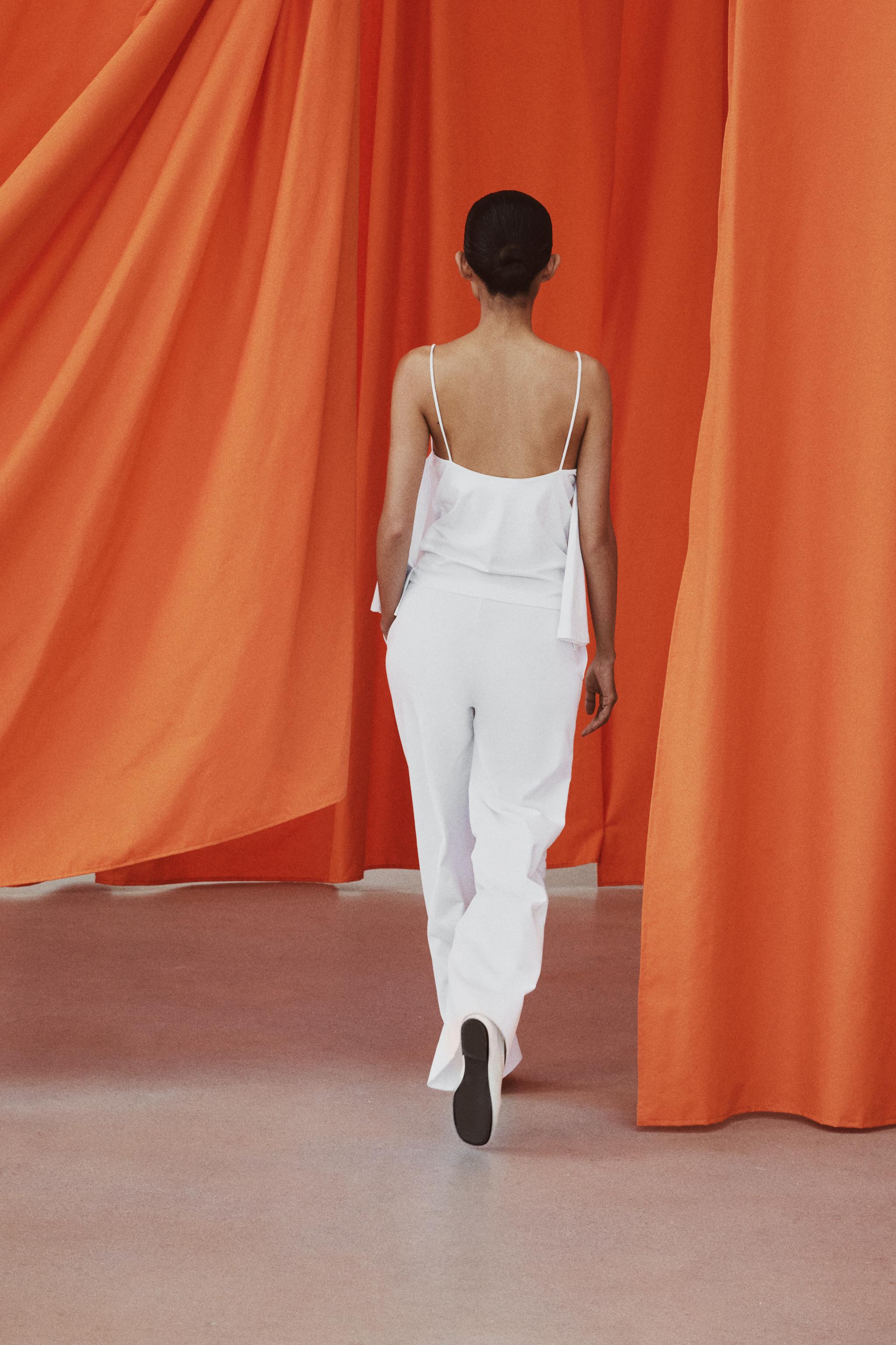 PANTALON DROIT EN COTON